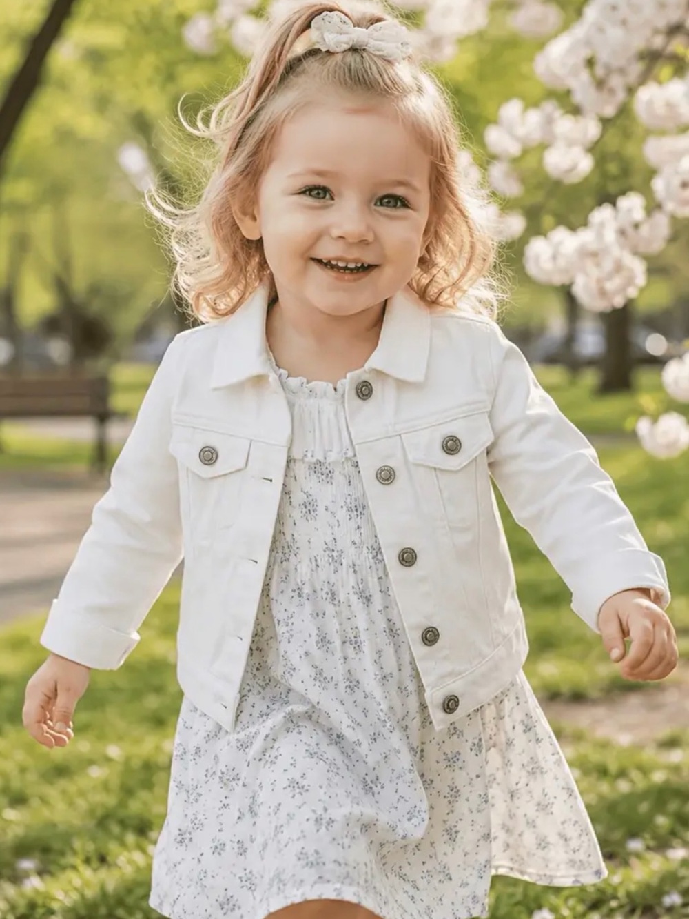 Denim Jacket White 24M